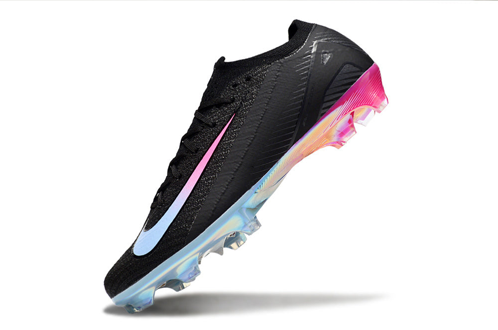 Black and pink Mercurial 16 FG football boots - angled view