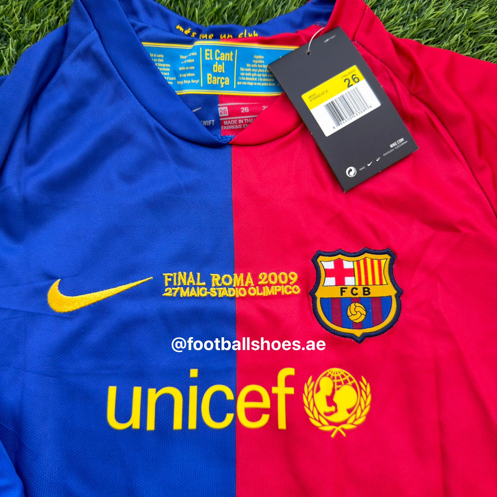 Messi 10 jersey 2009 final