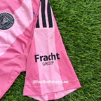 Messi inter Miami pink with shorts