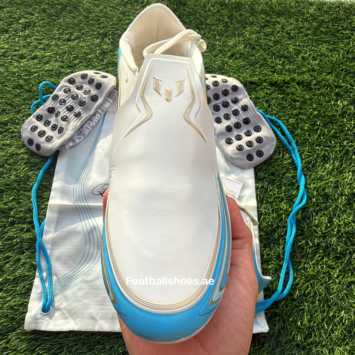 size 38 to 45 Messi F50 white and Blue