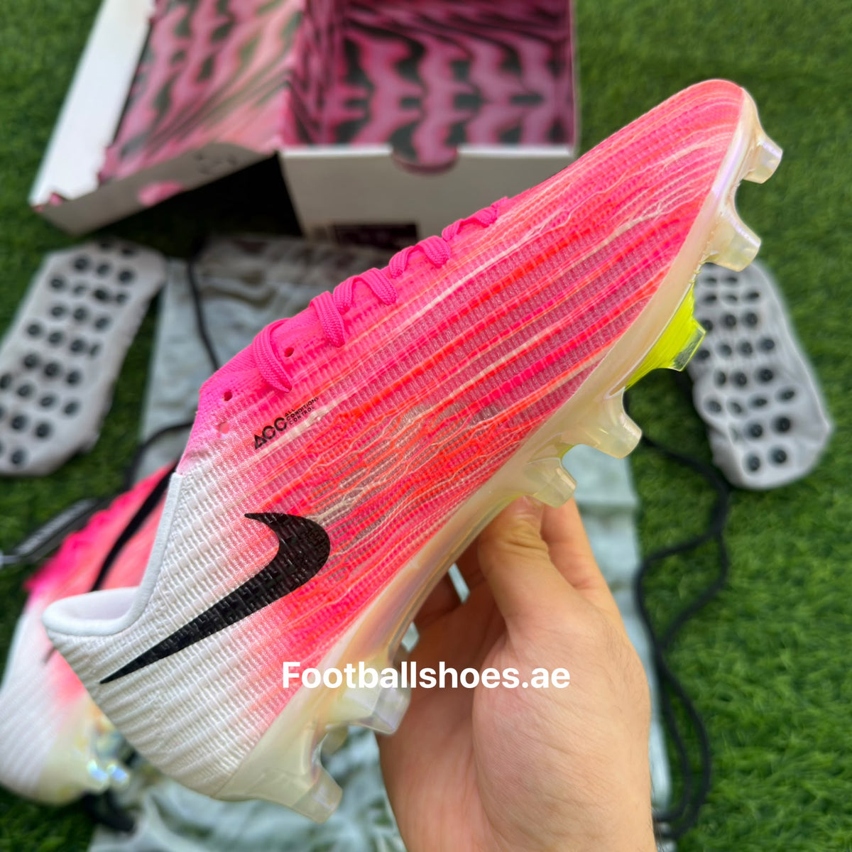 Quality+++ AG STUDS size 39 to 45 superfly 11 pink