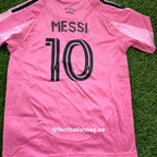 Messi inter Miami pink with shorts