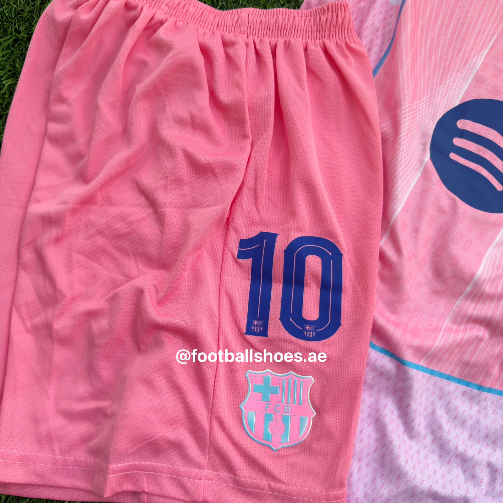 lamine yamal Pink Jersey With shorts