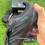 Sizes 39–45 — Adidas Predator Elite Black & Blue FG Studs