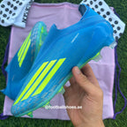 size 41 to 45 F50 ELITE Laceless Firm Ground lamine yamal blue