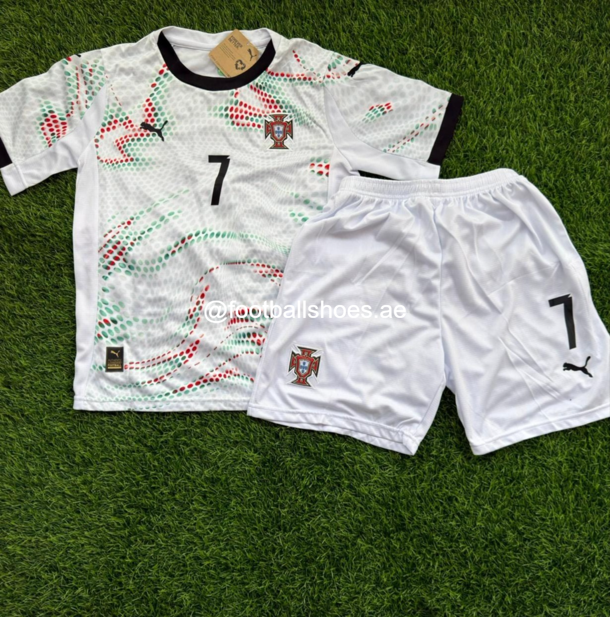 Cristiano Ronaldo Portugal National Team Puma 2025 Away White Jersey