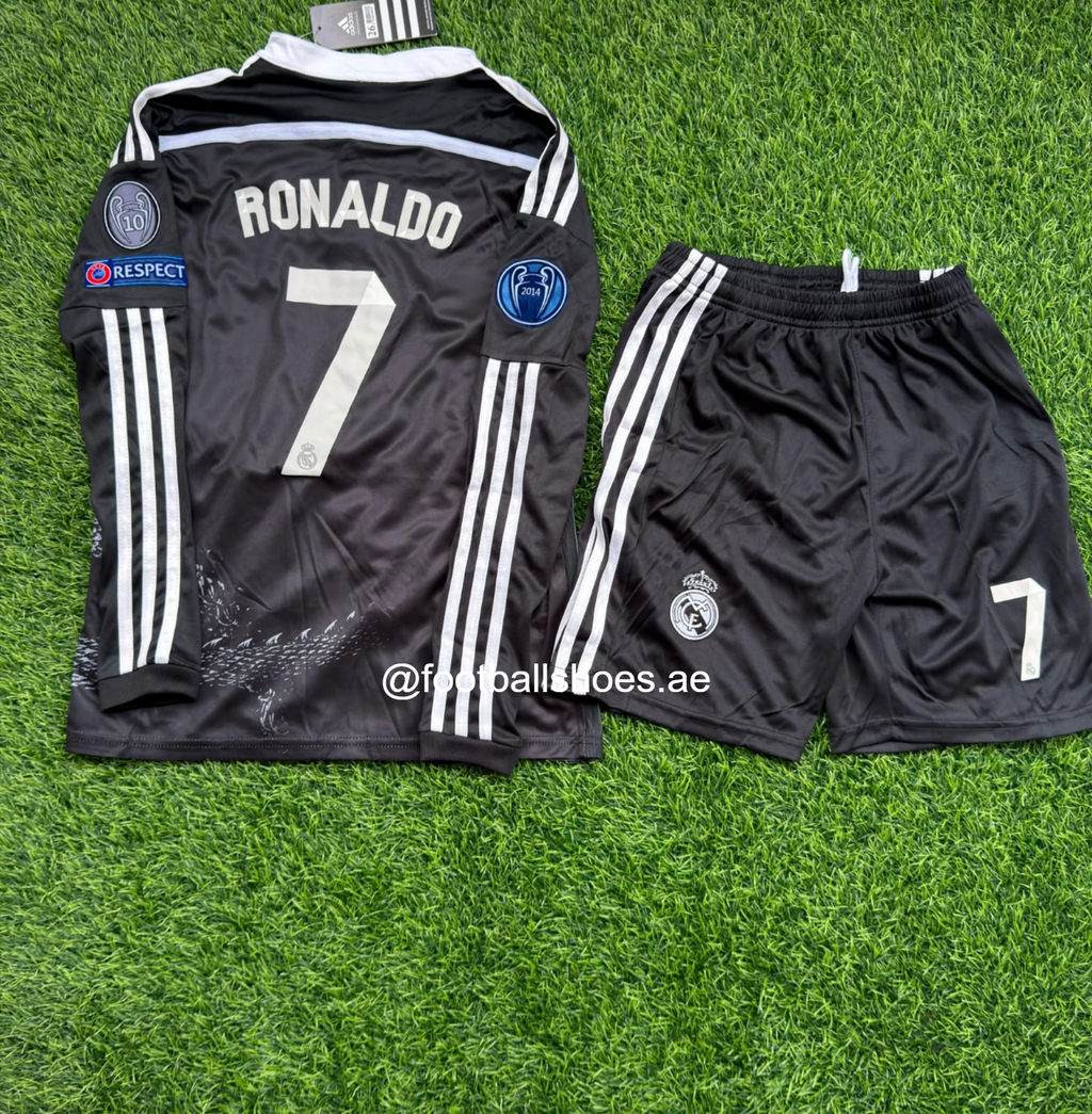 Real Madrid Black Dragon 2014 Long Sleeve Retro