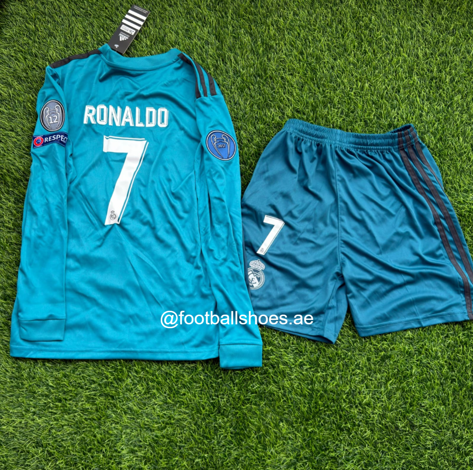 Ronaldo 2017/18 Real Madrid Long Sleeve Jersey
