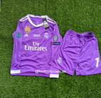 2011/12 Away Long Sleeve Madrid Soccer Jersey Football Retro