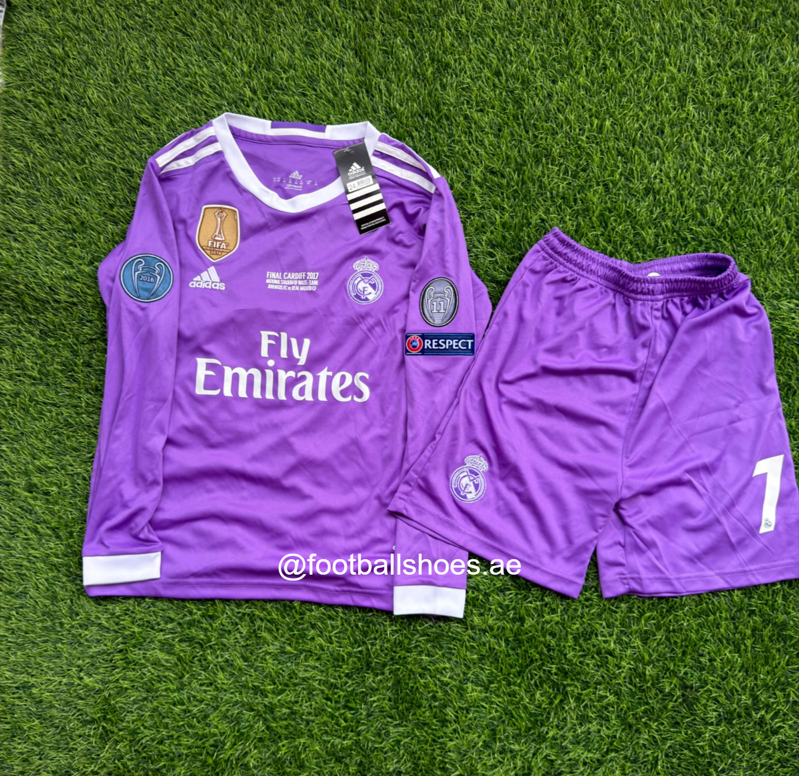 2011/12 Away Long Sleeve Madrid Soccer Jersey Football Retro