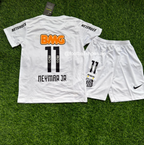 Neymar Jr Santos FC White Retro Football Jersey