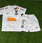Neymar Jr Santos FC White Retro Football Jersey