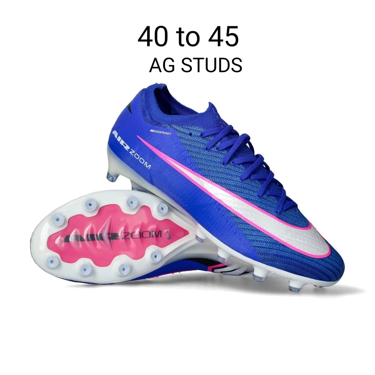 AG studs Size 40 to 45 Mercurial 16 Elite