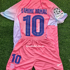 lamine yamal Pink Jersey With shorts