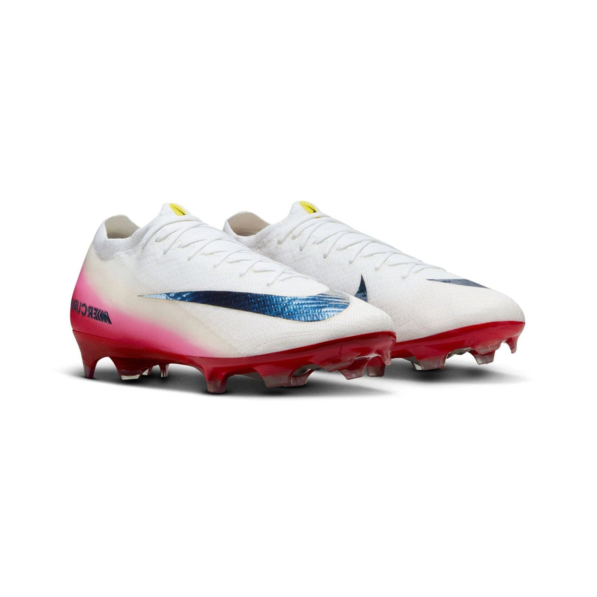 Second view of white and red Mercurial 16 Elite FG football boots